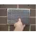 BRICK VENT PERFORATED STAINLESS 230X165