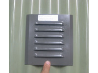 CORRUGATED COLORBOND VENTS 190X200 -VERTICALLY ORIENTATED 