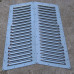 Modern Bonnet Louvers 130-150 - Tapered Steel (1 Pair) with Mounting Holes