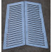 Modern Bonnet Louvers 130-150 - Tapered Aluminium (1 Pair) with Mounting Holes
