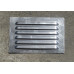 250 X 165 STAINLESS STEEL STOCK LOUVRE - SINGLE ROW